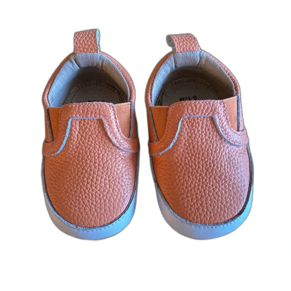 Monkey Feet Orange Slip-On Shoes 6-12 Months